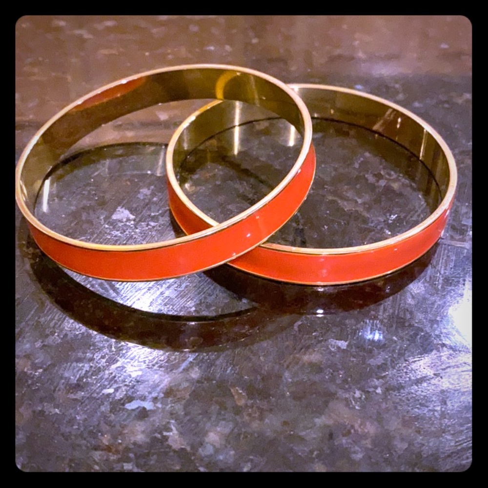 Kate Spade Orange Bangles